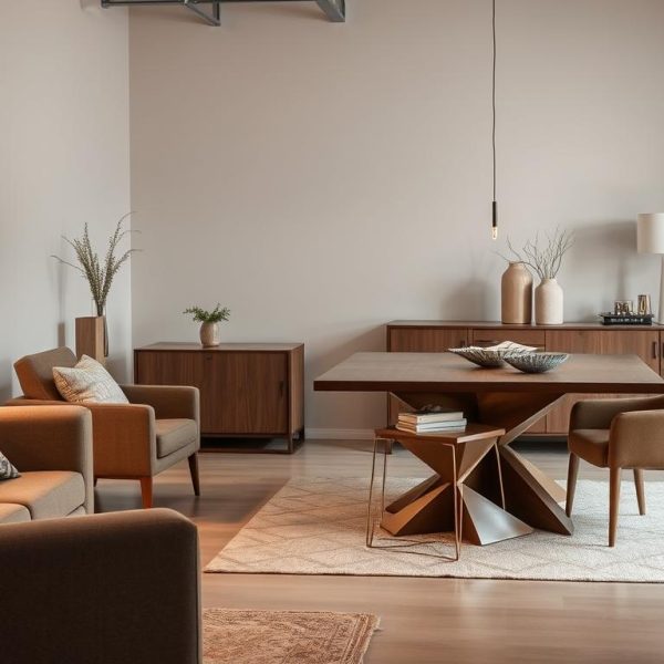 ciemno brązowe meble jaki kolor ścian