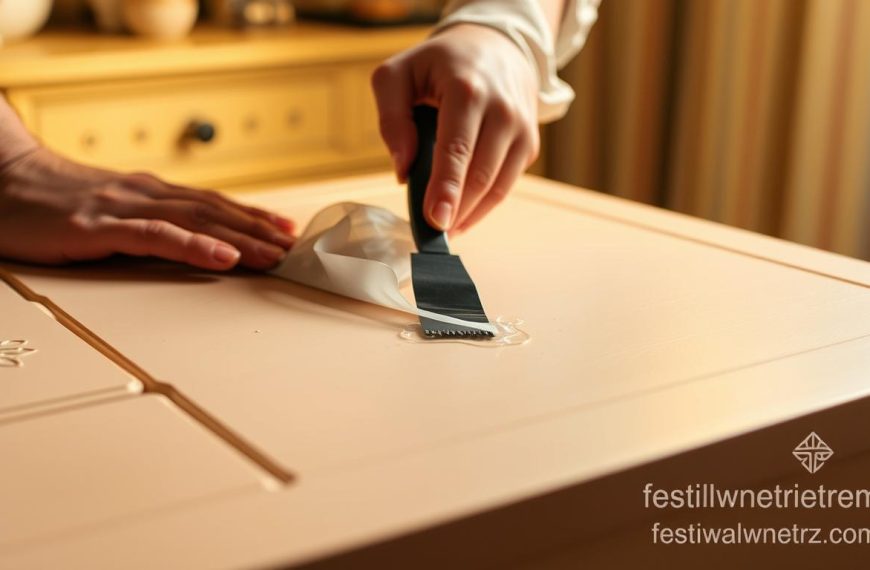 jak okleić meble z rowkami