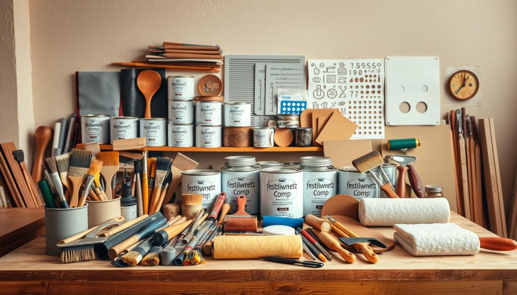 narzędzia malowanie mebli