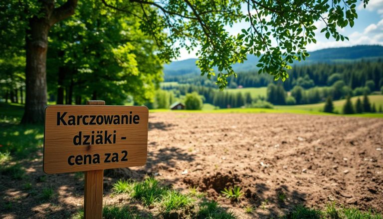 karczowanie działki cena za m2