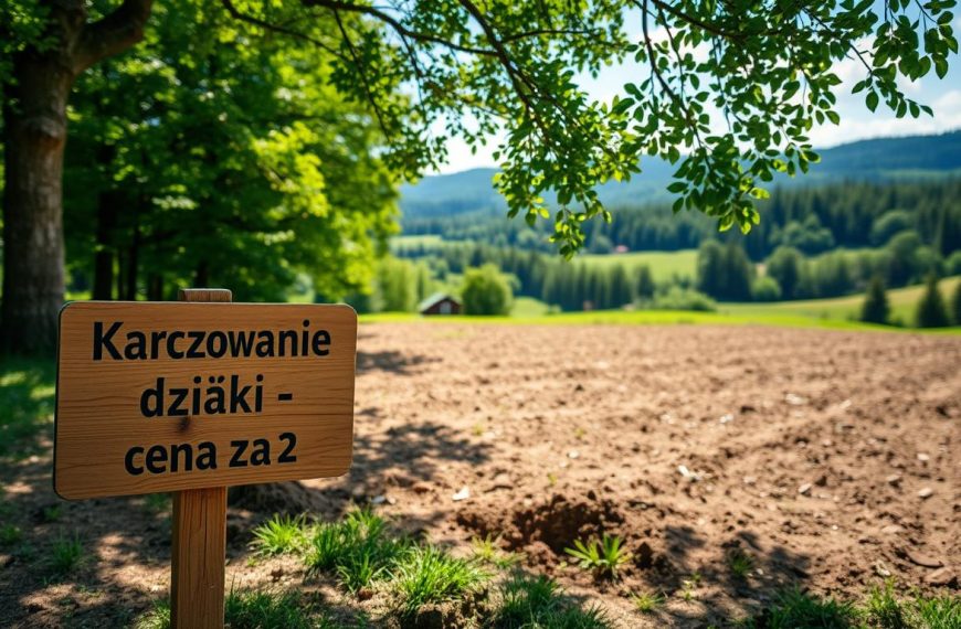 karczowanie działki cena za m2